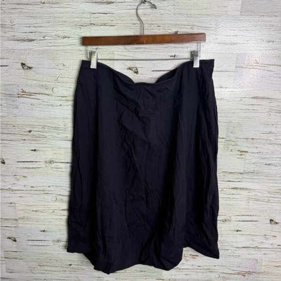 Eileen Fisher Linen blend blue  Skirt size large - Picture 1 of 7